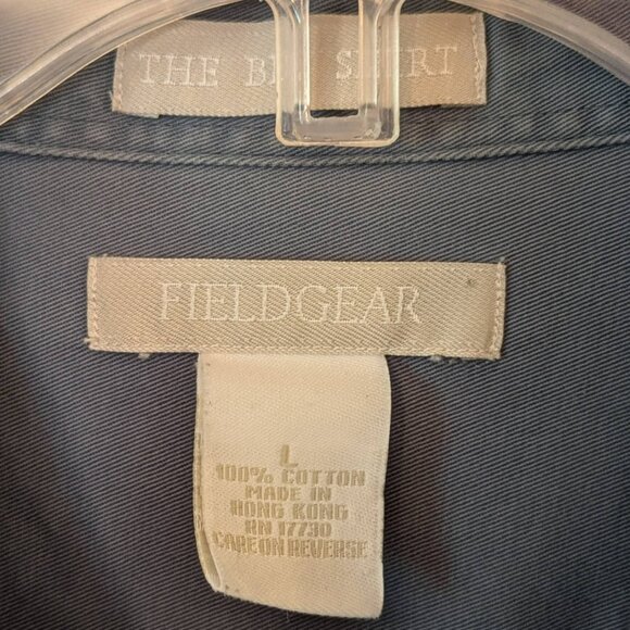 Hunter Green Field Gear long sleeve button down cotton shirt size L - Picture 4 of 5